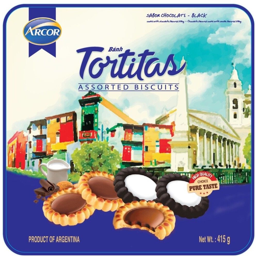 Bánh Quy Arcor Tortitas Assorted Biscuits (415g)