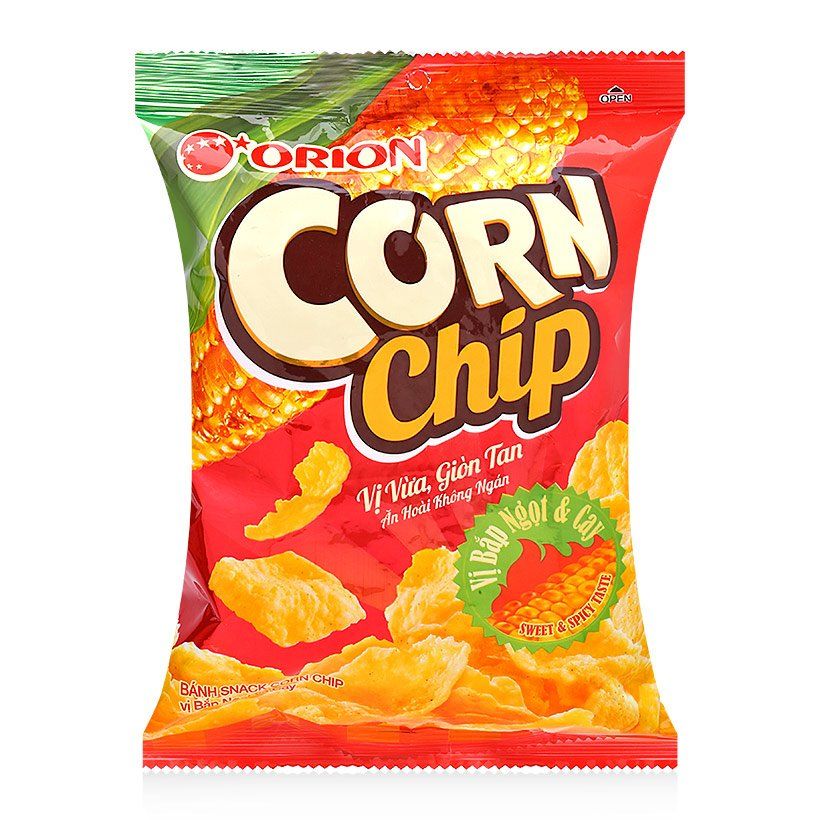 Bánh Snack Corn Chip - Vị Bắp Ngọt Và Cay (35g)