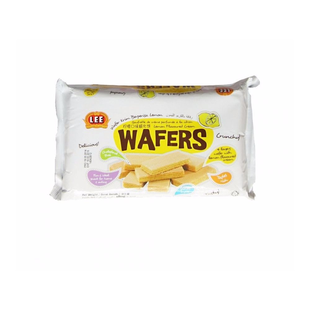 Bánh Xốp Kem Wafers - Hương Chanh (180g)