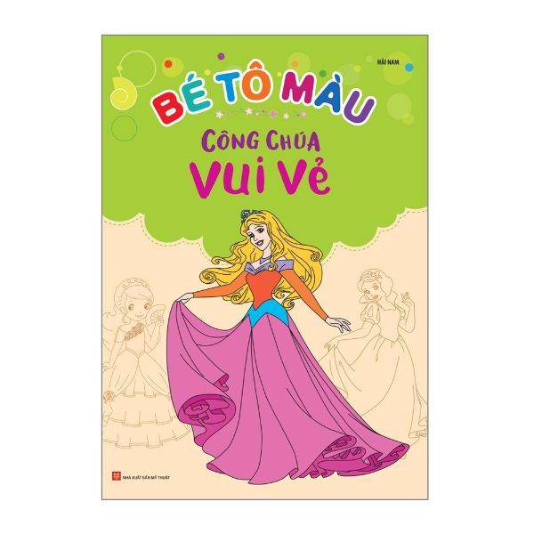 Bé Tô Màu Công Chúa Vui Vẻ