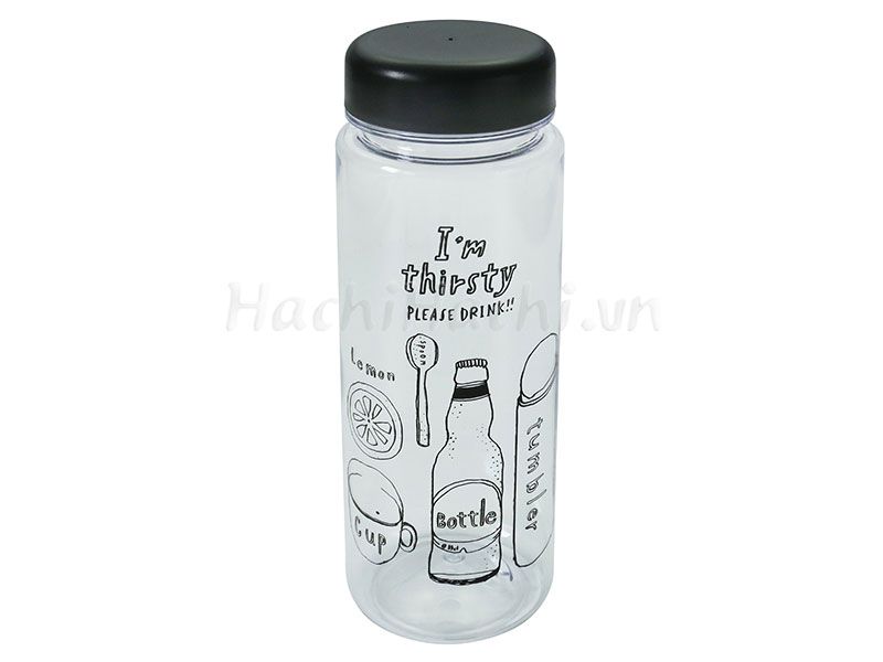 Bình Nhựa Đựng Nước 500ml (Nhiều Kiểu)