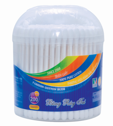 Bông Ráy Tai Lovely Fashion Cotton Buds Hủ 200 Que