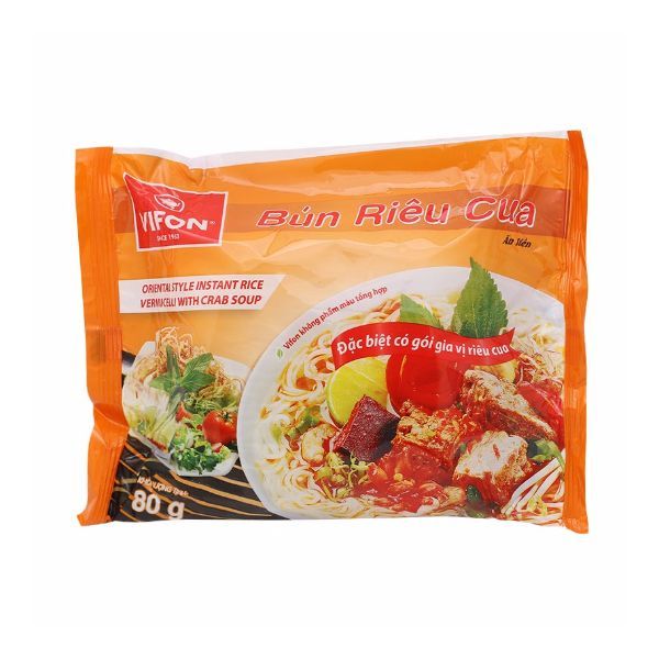 Bún Riêu Cua Ăn Liền Vifon (80g)