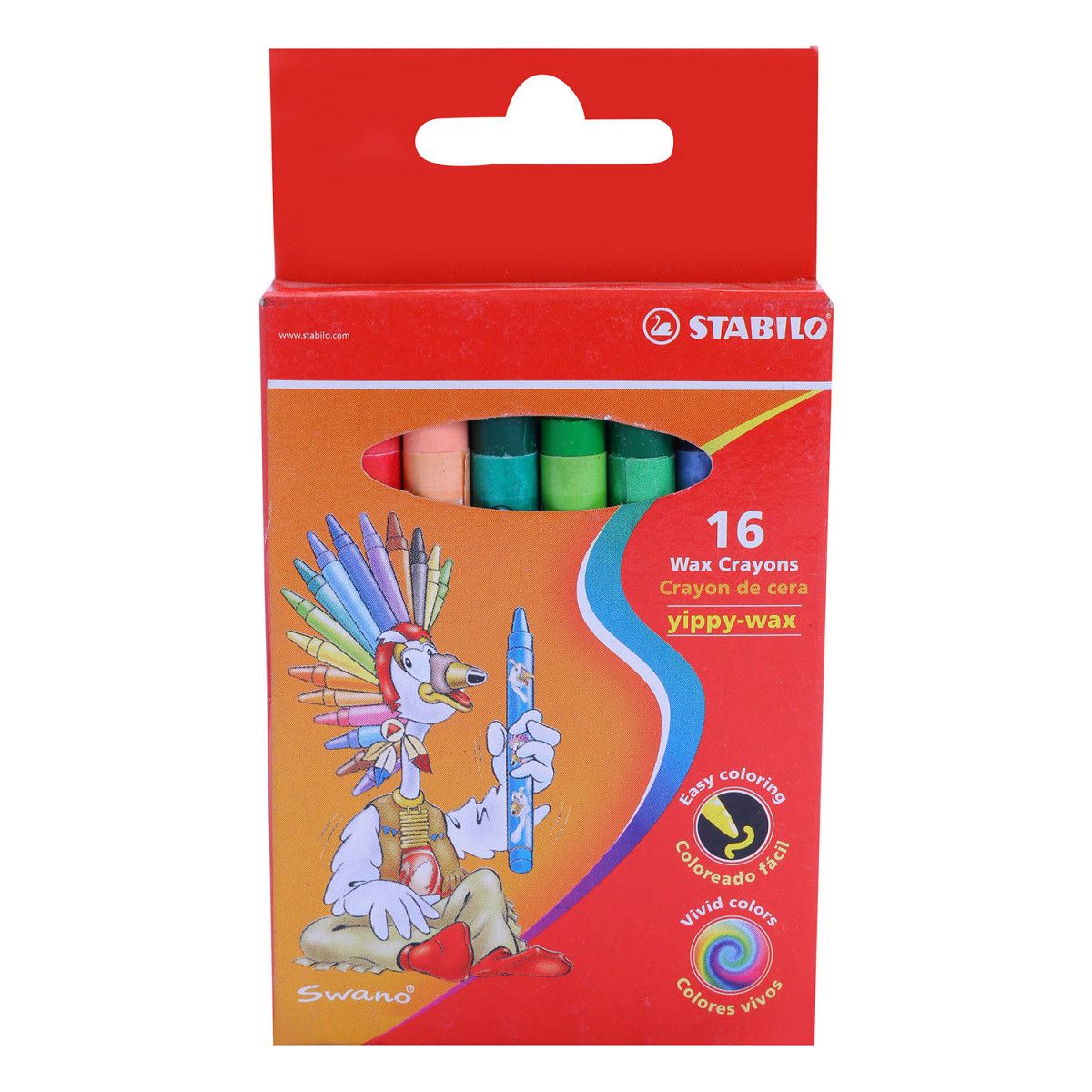Bút Sáp Yippy 16 Màu - Hộp (WX2816)(N)