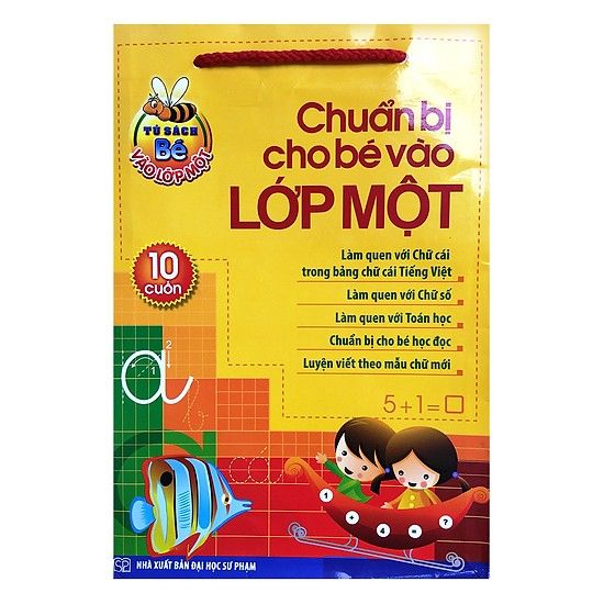 Chuẩn Bị Cho Bé Vào Lớp 1 (Túi 10 Cuốn)
