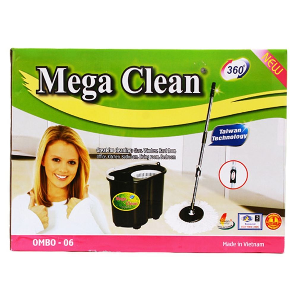 Bộ Lau Nhà 360 Mega Clean 06