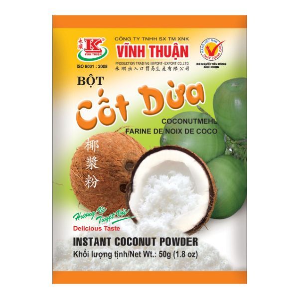 Bột Cốt Dừa Vĩnh Thuận (Gói 50g)