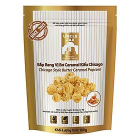 Bắp Rang Vị Bơ Caramel Kiểu Chicago - Uncle Jax - 180g