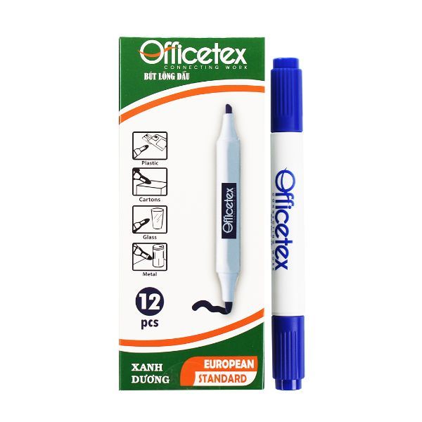 OT-PM003BU bút lông dầu mực xanh