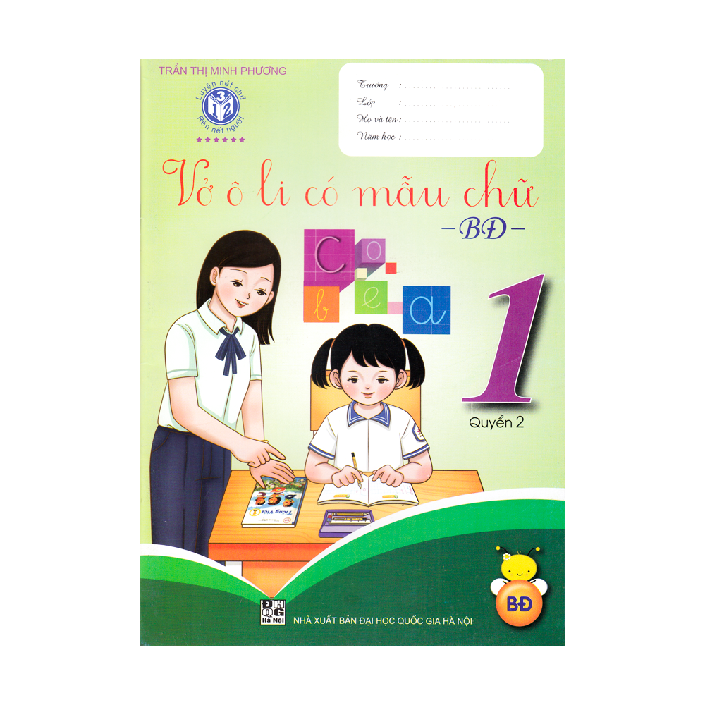 Vở Ô Li Có Mẫu Chữ Lớp 1 - Quyển 2