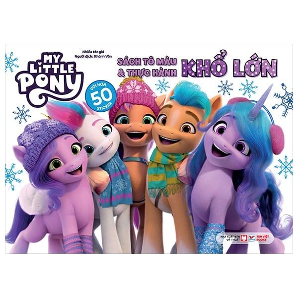My Little Pony - Sách Tô Màu & Thực Hành Khổ Lớn