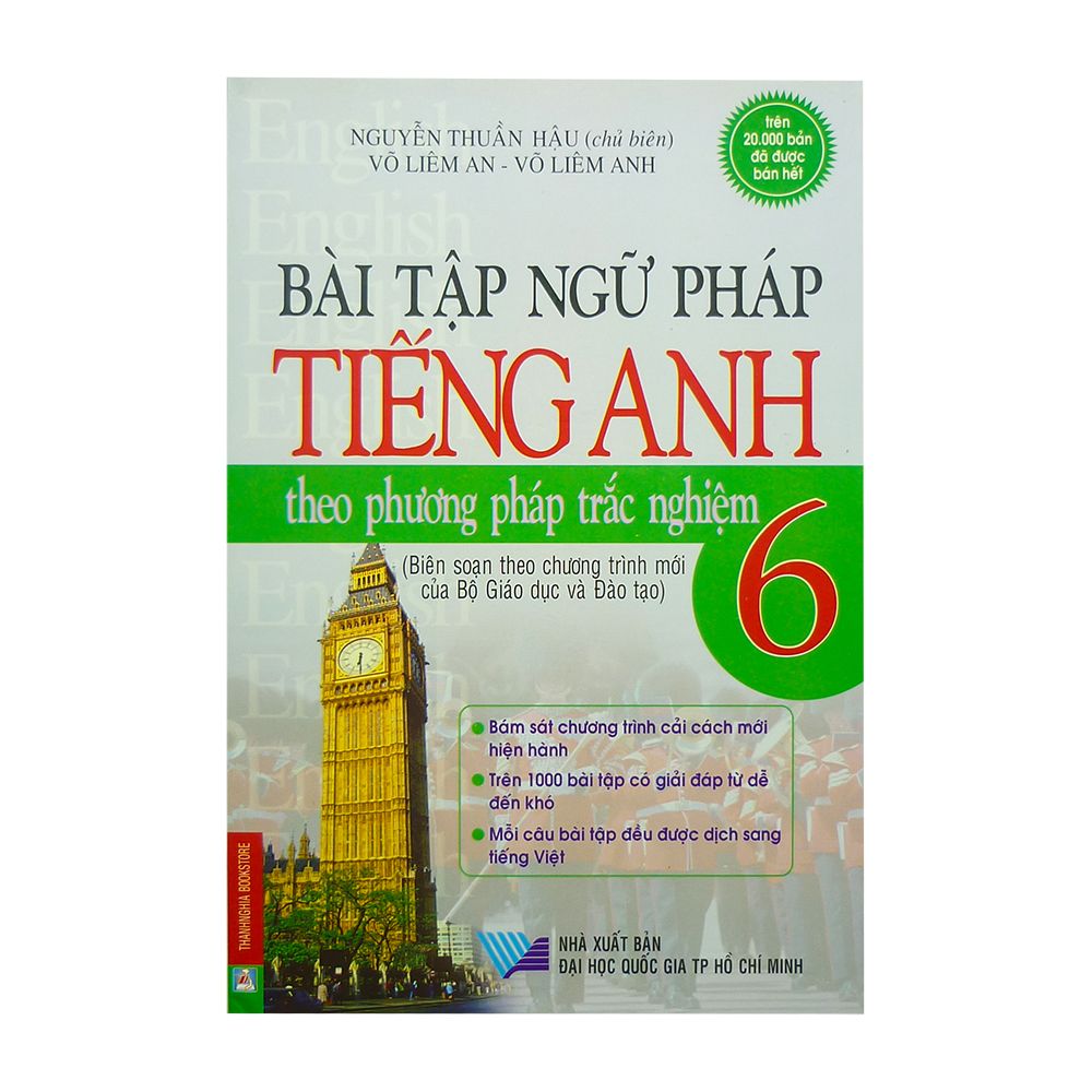  Bài Tập Ngữ Pháp Tiếng Anh Theo Phương Pháp Trắc Nghiệm Lớp 6 