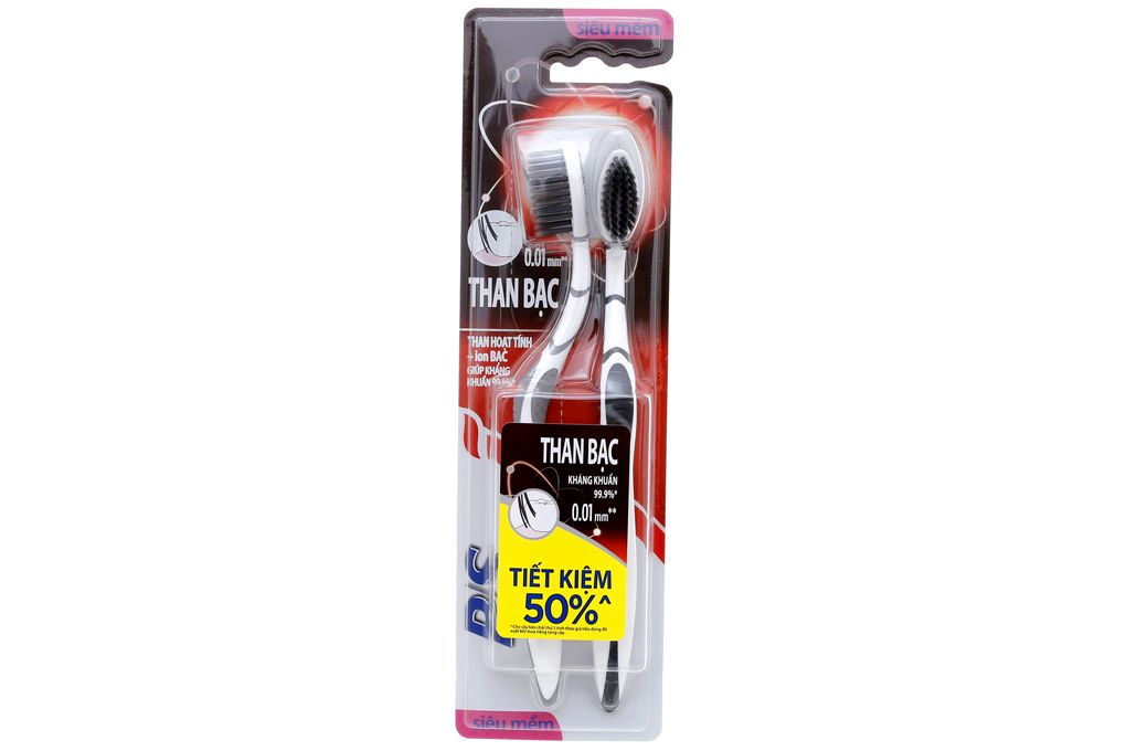 Bàn Chải Đánh Răng P/S Than Bạc Kháng Khuẩn 99.9%