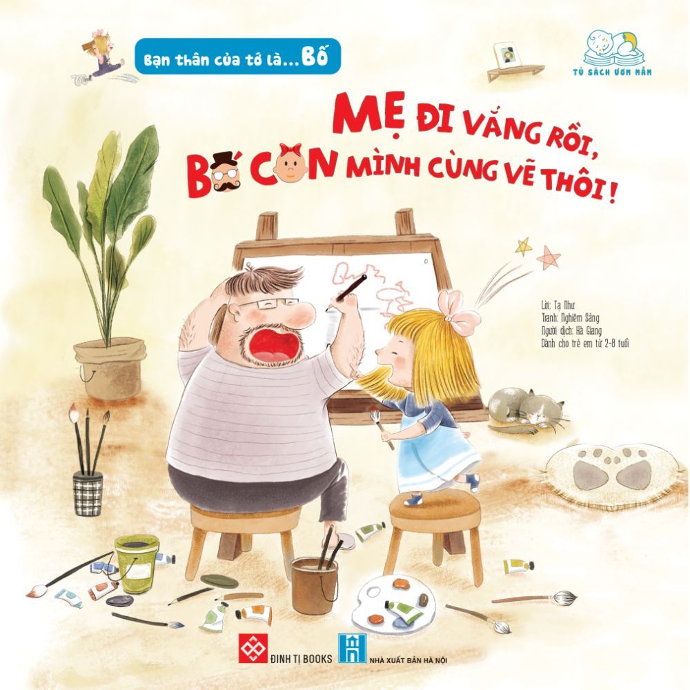 Mẹ đi vắng rồi, Bố con mình cùng vẽ thôi
