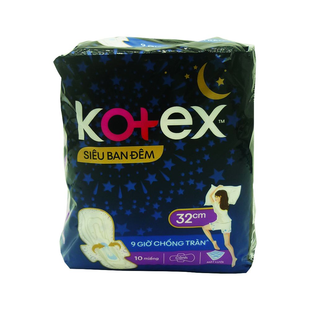 Băng Vệ Sinh Kotex Style Siêu Ban Đêm (32cm)