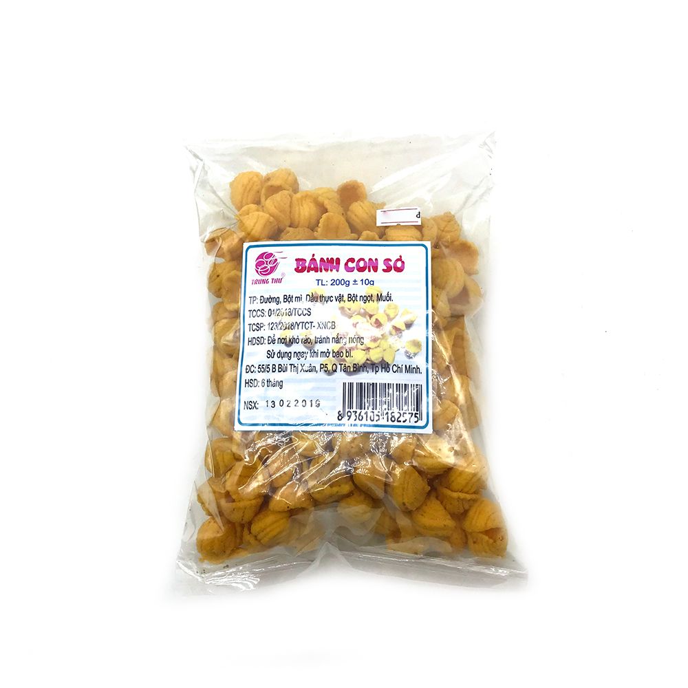 Bánh Con Sò Trung Thư (Gói 200g)