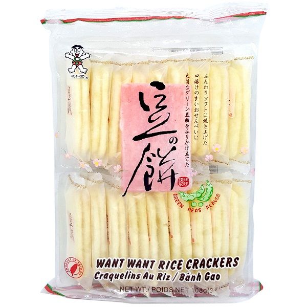 Bánh Gạo Want Want Vị Đậu Xanh 108g