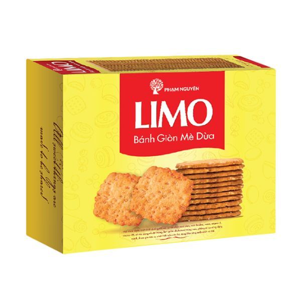 Bánh Giòn Mè Dừa Limo (240g)