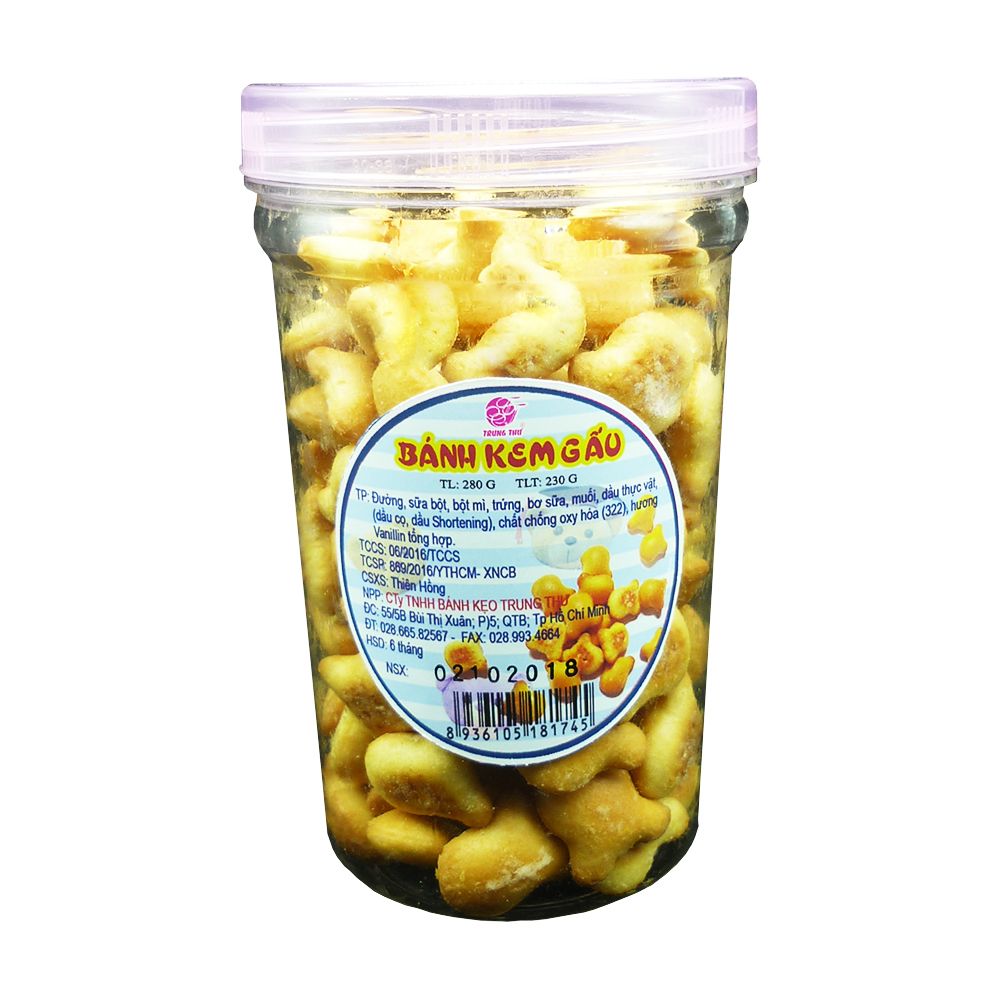 Bánh Kem Gấu Trung Thư (Hộp 280g)