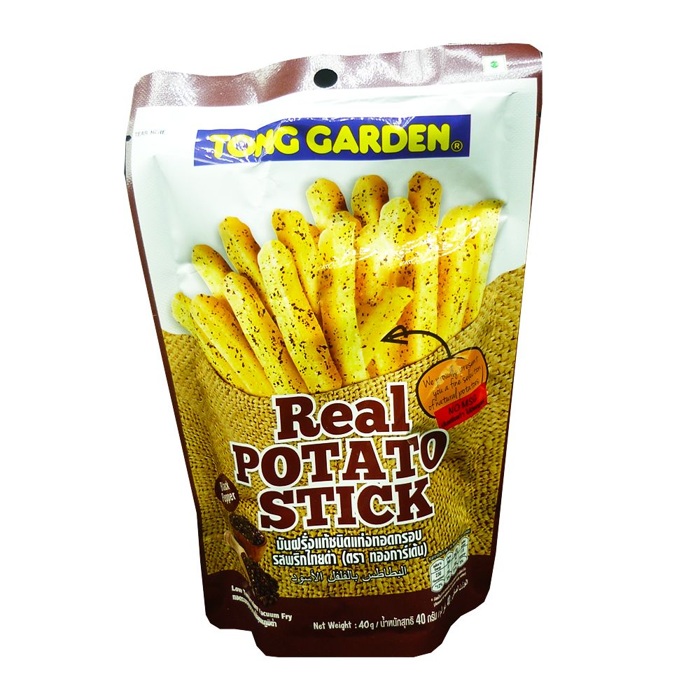 Bánh Khoai Tây Chiên Vị Tiêu Đen Tong Garden (40g)