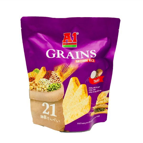 Bánh Ngũ Cốc 21 Loại Đậu A1 Nhân Khoai Môn (100g)