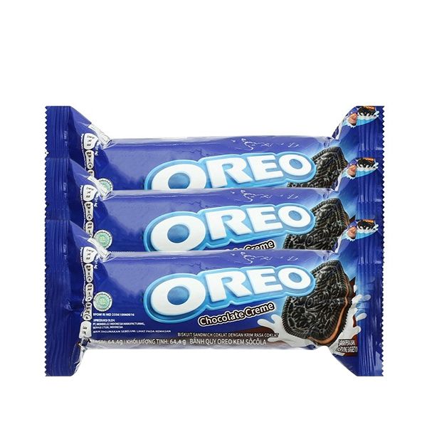 Bánh Oreo Vị Chocolate - Pack 3 gói 193,4gram