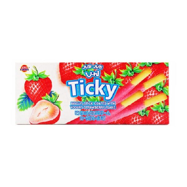 Bánh Que Ticky Sữa Chua Dâu (22g)