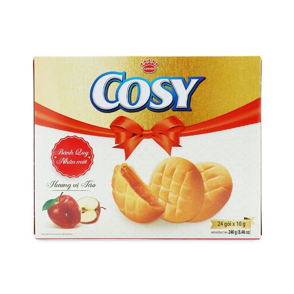 Bánh Cosy nhân mứt vị táo 240g *12 hộp