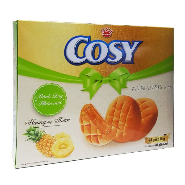 Bánh Cosy nhân mứt vị thơm 240g *12 hộp