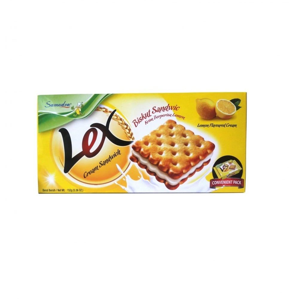 Bánh Quy Kem Sữa Chanh Lex Samudra (152g)