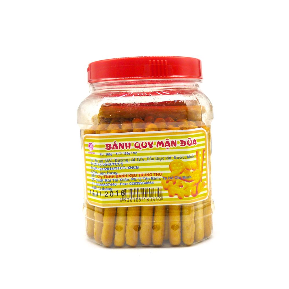 Bánh Quy Mặn Đũa Trung Thư (160g)