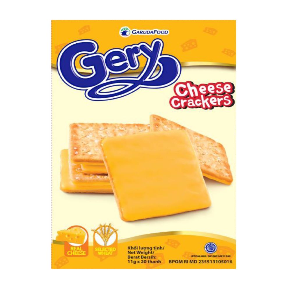 Bánh Quy Phô Mai Cheese Crackers Gery (200g)