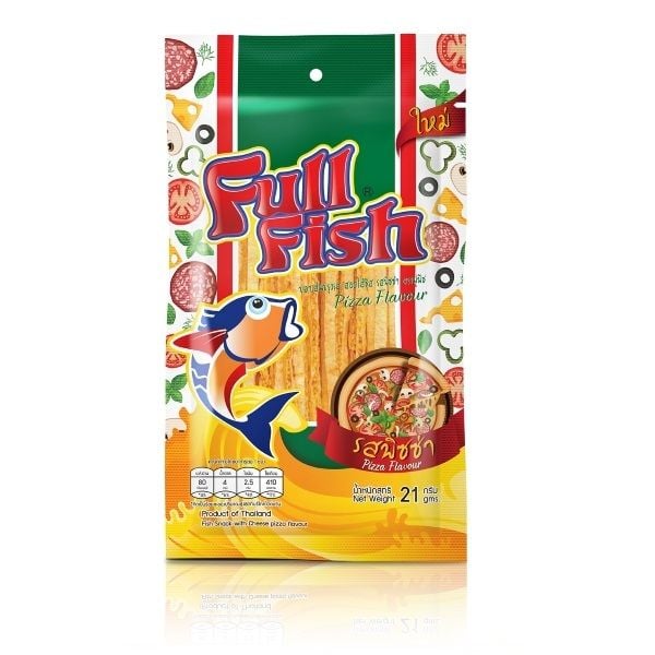 Snack Cá Full Fish vị Pizza Phô mai 21g*12
