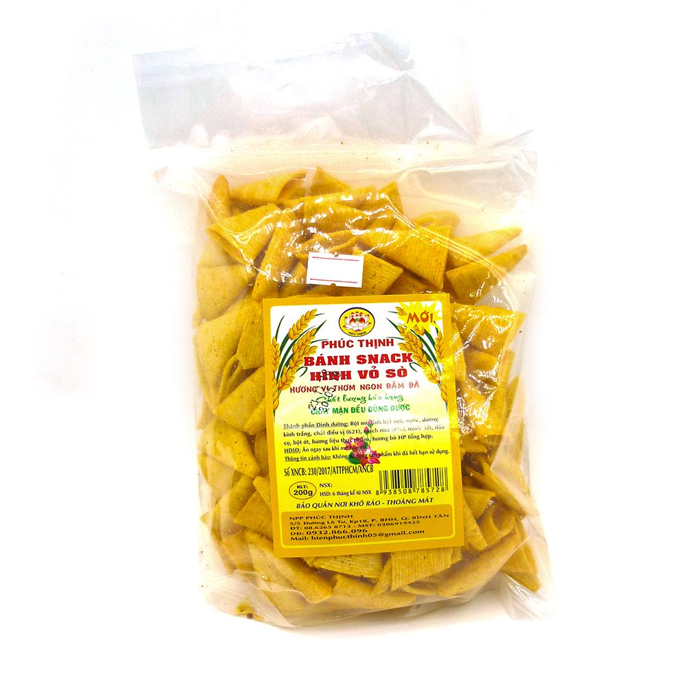 Bánh Snack Hình Vỏ Sò Phúc Thịnh (200g)
