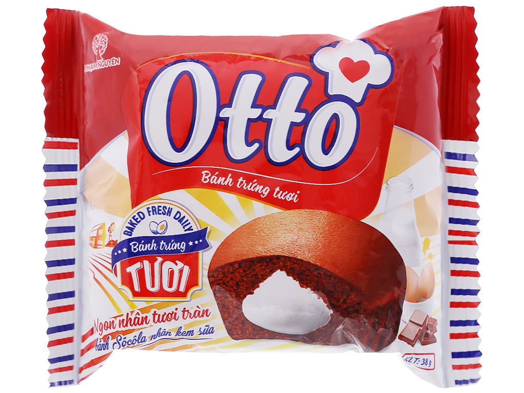 Bánh trứng tươi socola otto 40gr