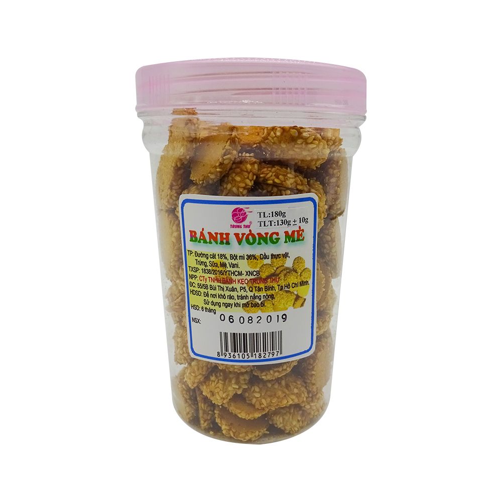 Bánh Vòng Mè Trung Thư (180g)