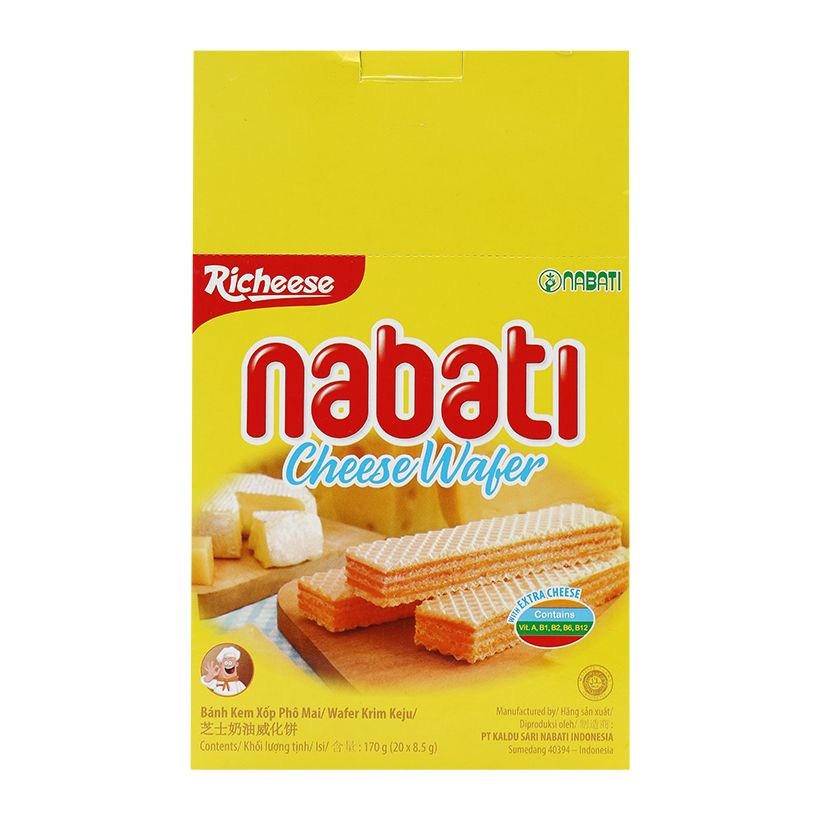 Bánh Xốp Nabati Cheese Wafer (170g)