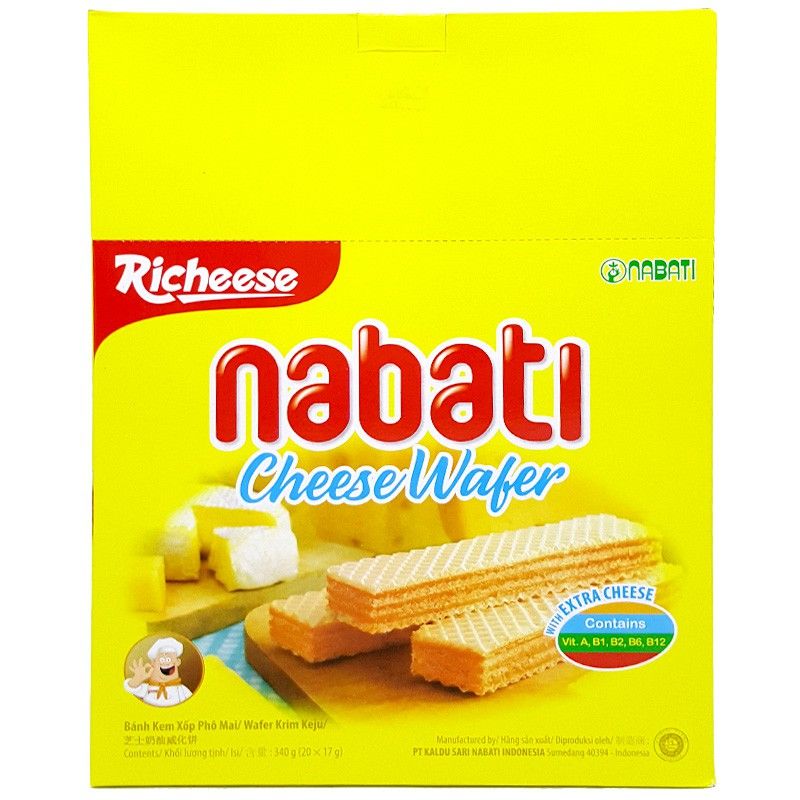 Bánh Xốp Nabati Cheese Wafer (340g)