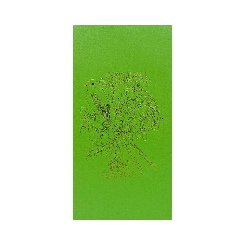 Bao Thư Mỹ Thuật - In Nhũ (9 x 18 cm) (5 Cái/Gói)