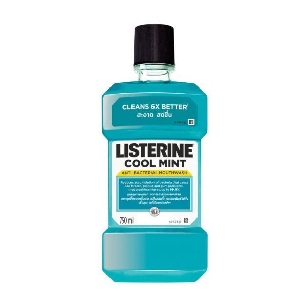  Nước Súc Miệng Ngăn Diệt Khuẩn Listerine Cool Mint (750ml) 