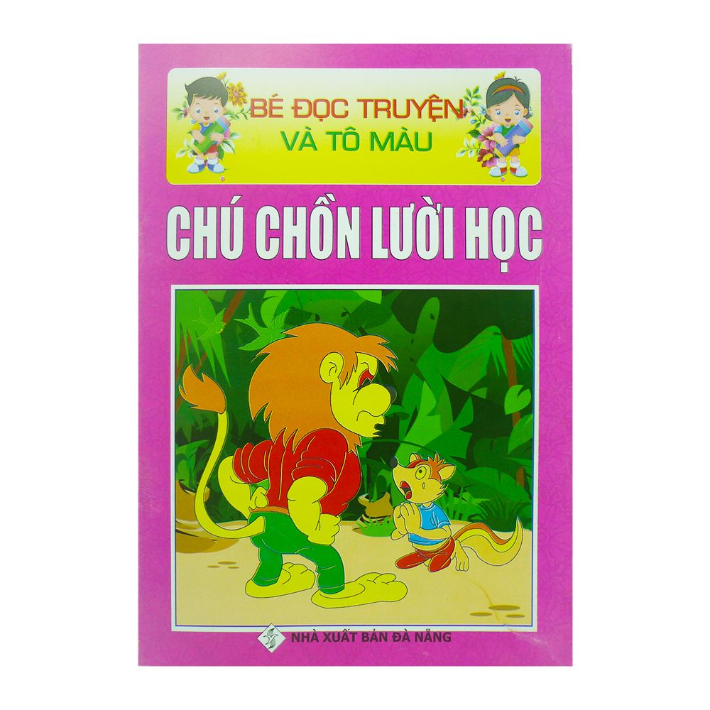 Bé đọc truyện và tô màu - chú Chồn lười học