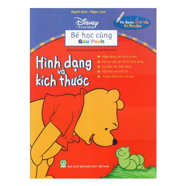  Bé Học Cùng Gấu Pooh - Hình Dạng Và Kích Thước 