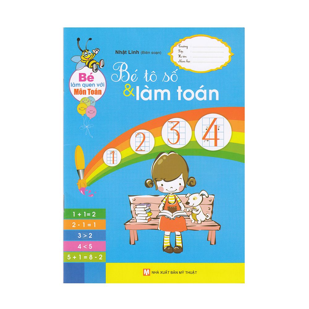 Bé Làm Quen Với Toán - Bé Tô Số Và Làm Toán