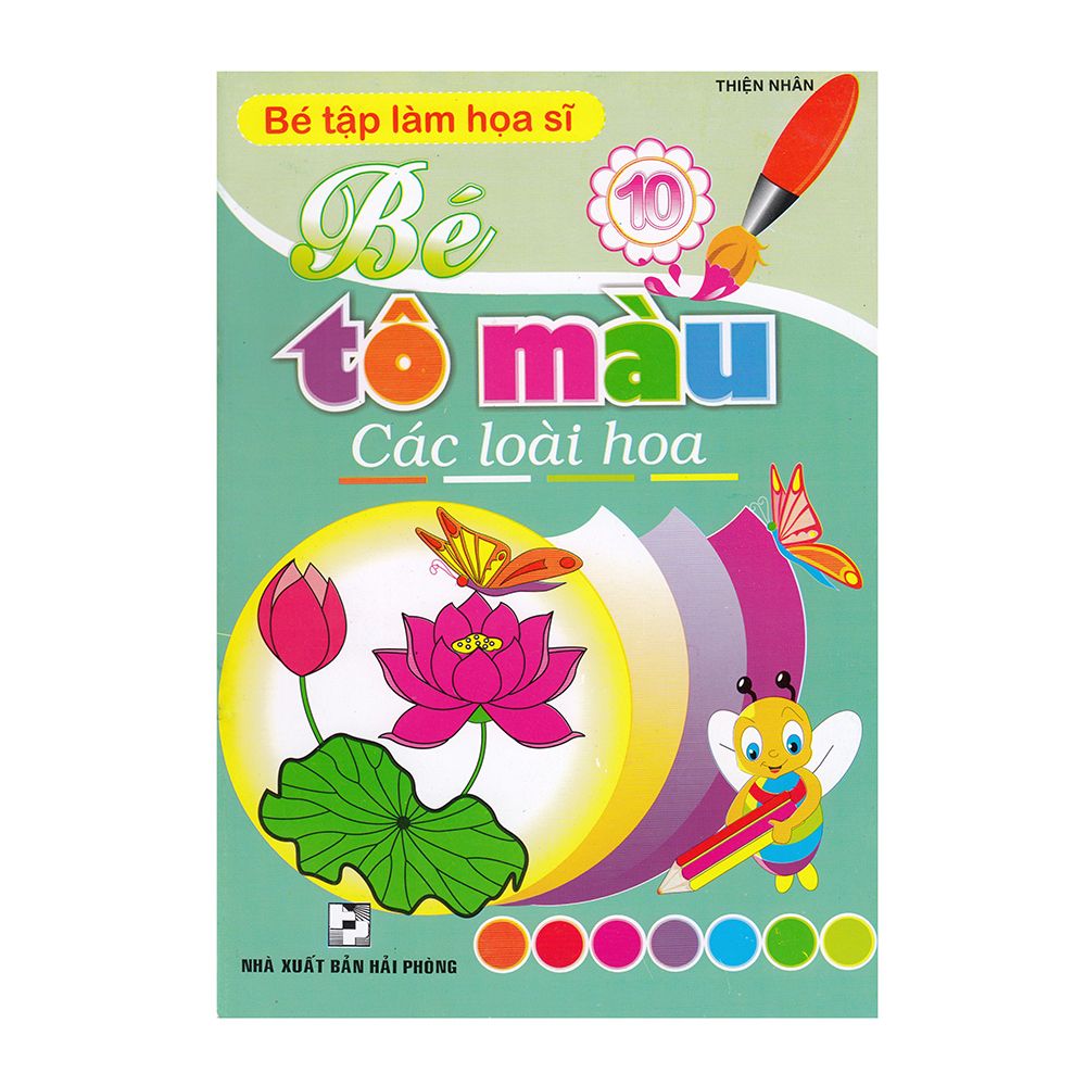 Bá tập tô màu - các loài hoa