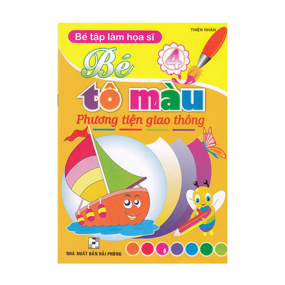 Bé Tập Làm Họa Sĩ - Bé Tô Màu Phương Tiện Giao Thông (Tập 4)