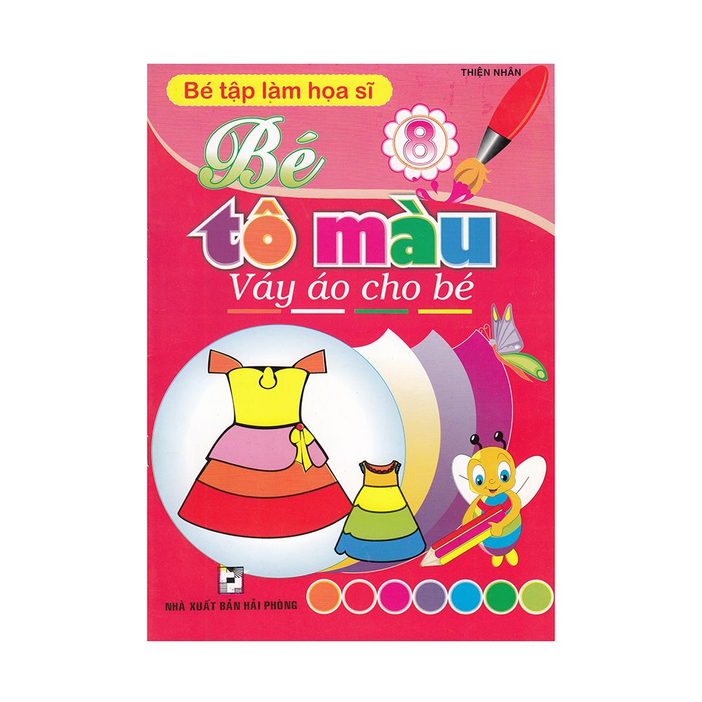 Bé Tập Làm Họa Sĩ - Bé Tô Màu Váy Áo Cho Bé (Tập 8)