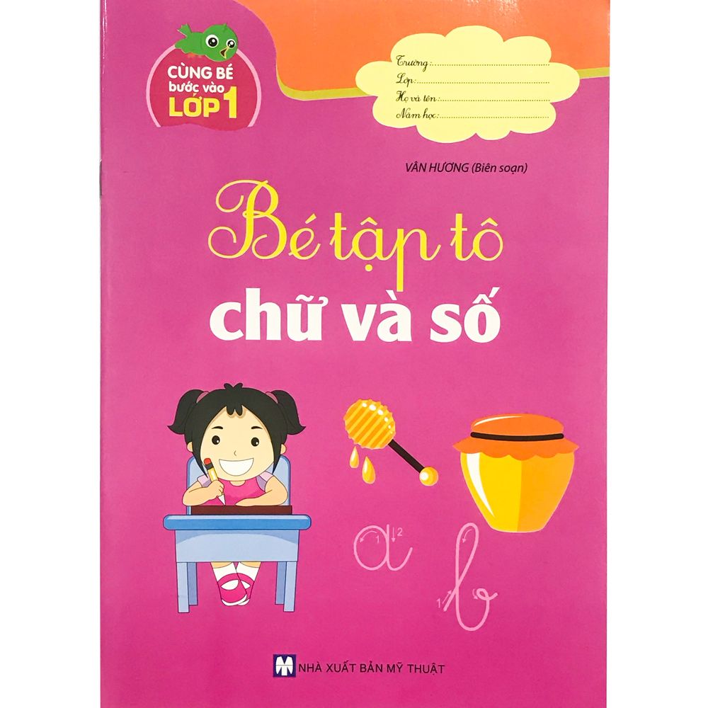 Bé Tập Tô Chữ Và Số