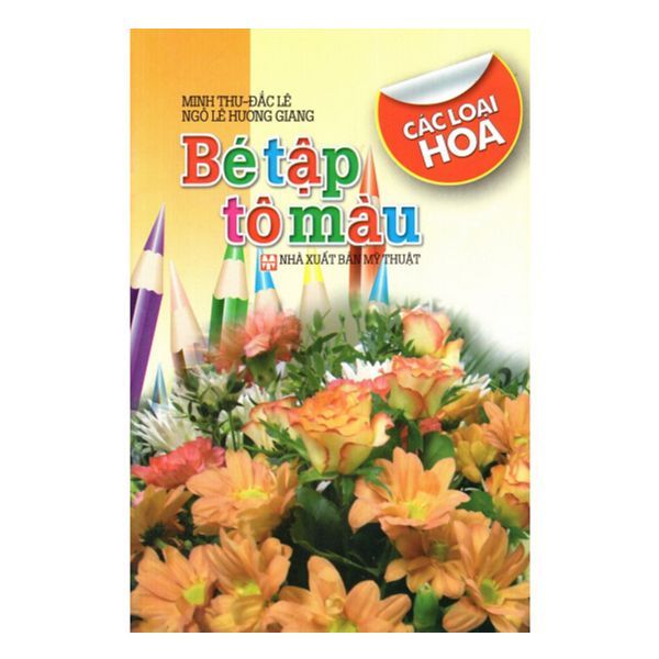 Bé Tập Tô Màu Các Loại Hoa