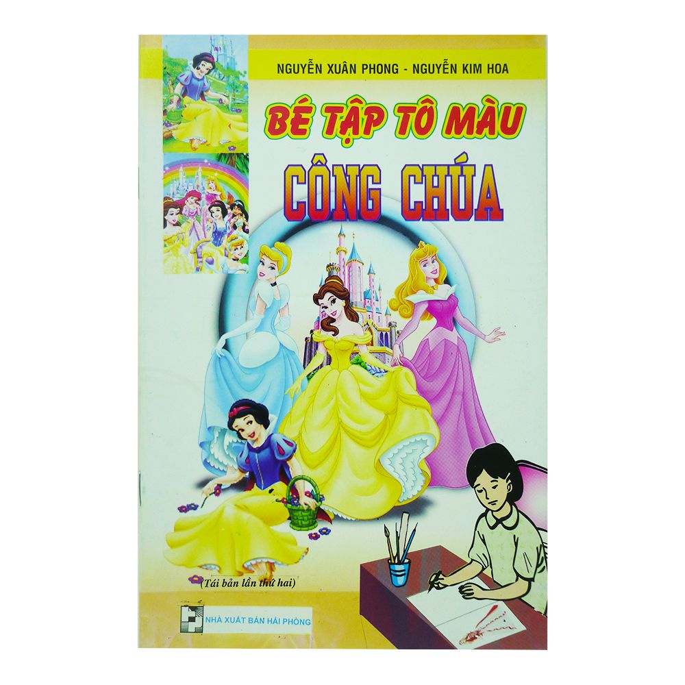 Bé Tập Tô Màu Công Chúa