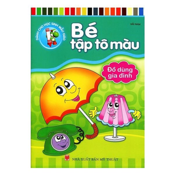Bé Tập Tô Màu - Đồ Dùng Gia Đình